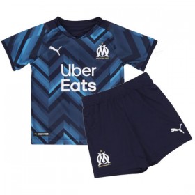 Fußballtrikots Olympique Marseille Kinder 2021-2022 Kurzarm Auswärts-trikot kaufen 
